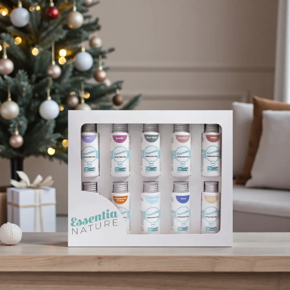 Ontdek jouw favoriet met deze giftbox vol geurige verrassingen. In deze set zitten tien verschillende wasparfums van Wasgeluk – perfect om kennis te maken met onze geuren, zonder direct een grote fles te kiezen. Ook ideaal als origineel cadeau. Probeer ze allemaal en vind jouw ultieme geurmatch! Verpakt in een stijlvolle witte cadeauverpakking.